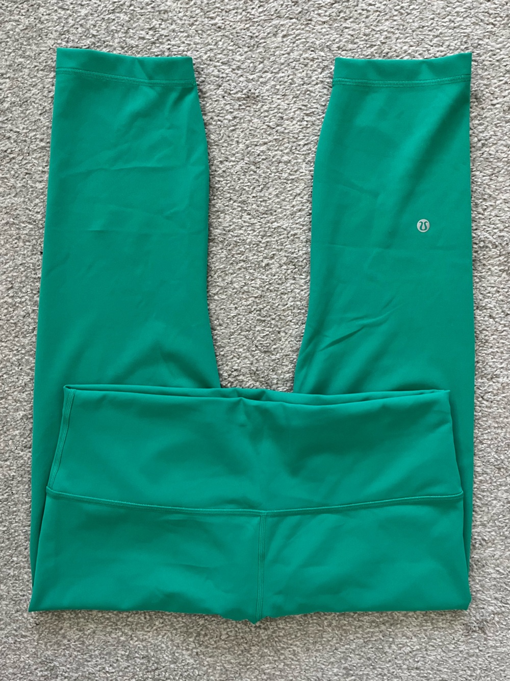 NWOT Lululemon Emerald Green High-Rise Leggings Size 14 Inseam 23 inch inseam